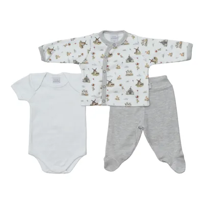 Kit 3 Peças Body + Casaquinho + Calça Piu-Piu, referência 93348