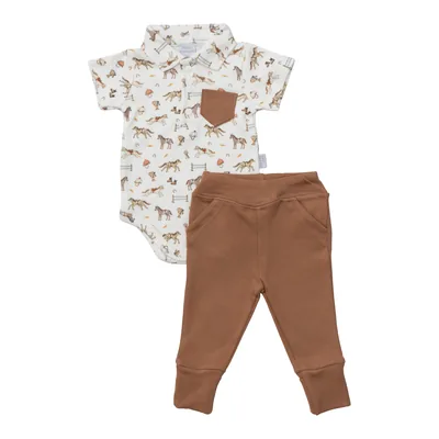 Conjunto Body + Calça Piu-Piu, referência 93357
