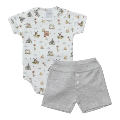 Conjunto Body + Short Piu-Piu, referência 97064