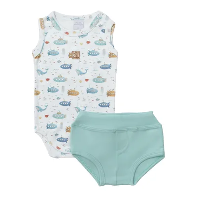 Conjunto Body Regata + Calcinha Piu-Piu, referência 97068